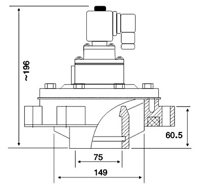 DMF-Y-62S淹沒式電磁脈沖閥